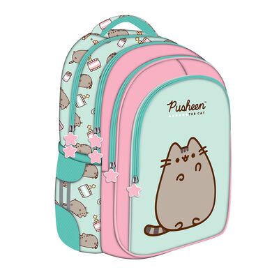 Ghiozdan scolar Majewski ST Right, BPL58, Pusheen culori pastel, 4 compartimente, 40 x 28 x 18 cm BPTCMJ663178