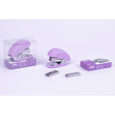 Mini capsator Apli, Nordik Collection, 24/6, 40 coli, mov BPTCAL018472B