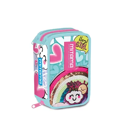 Penar Mitama, Super Triplo, 3 compartimente, design curcubeu, 14.5 x 7.4 x 20 cm BPTCMI064878