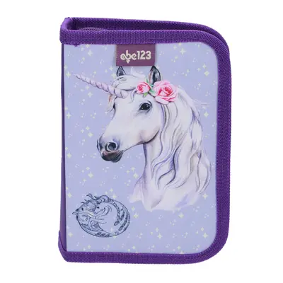 Penar echipat Abc, 1 compartiment, 2 clape, design unicorn BPTCTV722778