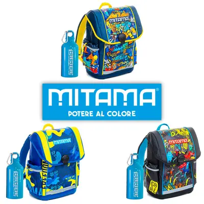 Rucsac Mitama, structura rigida, design baieti, 26 x 18 x 38 cm BPTCMI063798