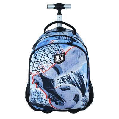 Troller Next Level, 3 compartimente, tematica fotbal, 48x33x19 cm BPTCNL056977