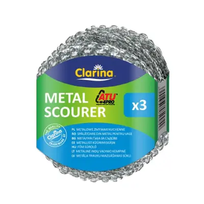 Bureti metalici Clarina, 3 bucati/set BPTCLUX0004