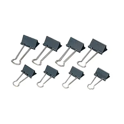 Clipsuri metalice negre 51 mm, 12 bucati/cutie BPTCRQ017415