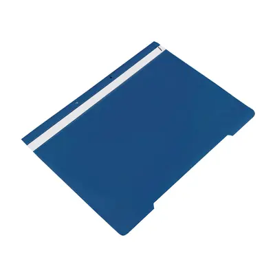 Dosar cu sina si 2 perforatii, A4, plastic, 50 bucati/set, bleumarin BPTCDW050140