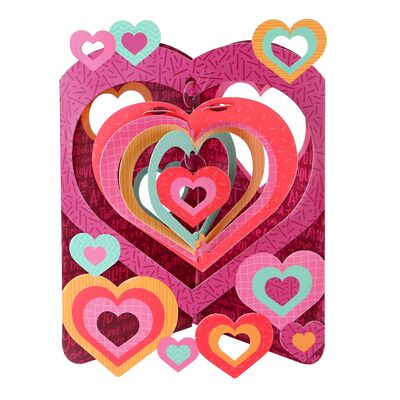 Felicitare, Santoro, Design inima BPTCGR231000