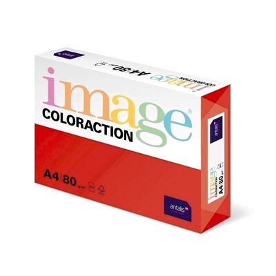 Hartie color Coloraction, A4, 80g/mp, rosu-Chile, 500 coli/top BPTCCL0807