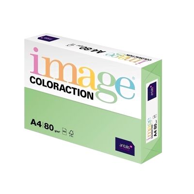Hartie color Coloraction, A4, 80g/mp, verde padure-Forest, 500 coli/top BPTCCL0811
