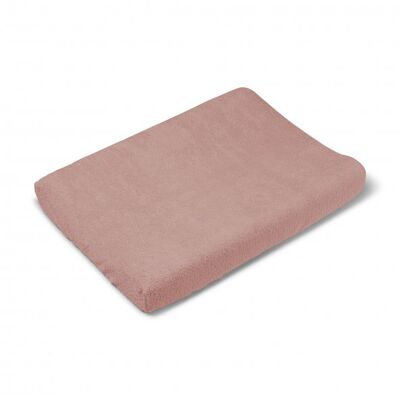 Husa De Protectie Rosa Pentru Salteaua De Infasat ,   Bumbac Buclat, Elastic Pe Contur, 80x50 Cm, Bonjourbebe Pjbc2rz101-037