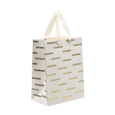 Punga cadou 18x23x10 cm, design auriu BPTCTV730322