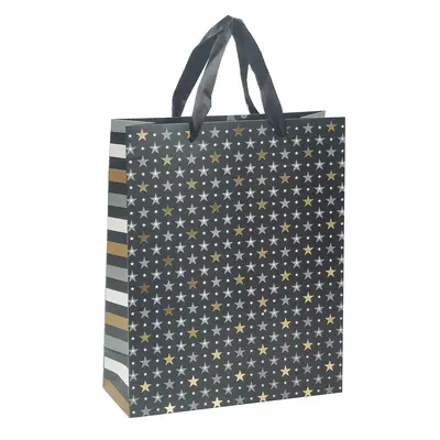 Punga cadou 26x32x10 cm, design stelute BPTCTV730414