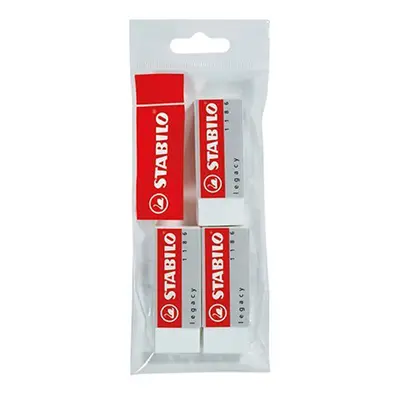 Radiera Stabilo legacy 1186, 3 bucati/blister eco BPTCSW011863