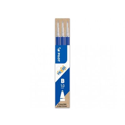 Rezerva roller cu gel Pilot Frixion Ball, 1 mm, albastru, 3 bucati/set BPTCPI500002