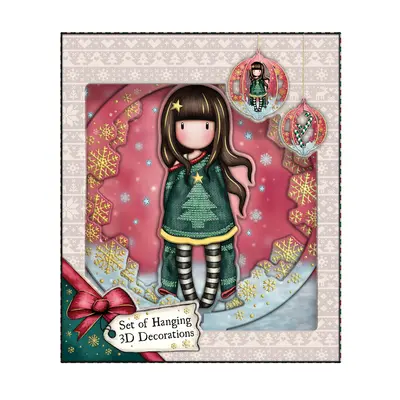 Set 3 decoratiuni 3D, Gorjuss, Cosy BPTCGR122301