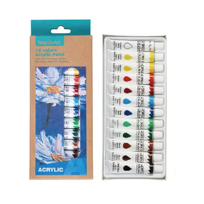 Set Memoris-Precious, tempera acrilica, 12 culori, 12 ml BPTCBV073896