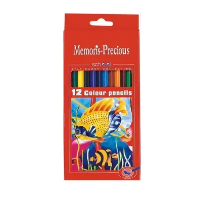 Set creioane colorateMemoris-Precious, creioane colorate, 12 bucati/cutie BPTCBV016417