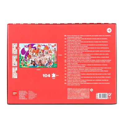 Puzzle de observare castel APLI, 104 piese SOLAPL17916