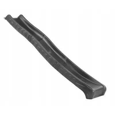 Tobogan pliabil pentru copii rocli, 2.9 m, hdpe, gri antracit - okekbt403.015.015.001