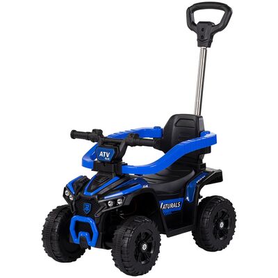 Masinuta de impins Chipolino ATV cu maner blue HUBROCATVH02504BL