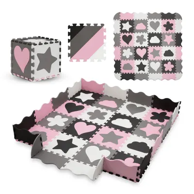 Puzzle Din Spuma Kidwell Happy Love   Covoras De Joaca Mare, Moale Si Sigur Pentru Copii Pjbpupihap01a1