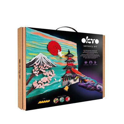Set pictura 3D cu argila usoara, 30*40cm - Japan KRTOK10042