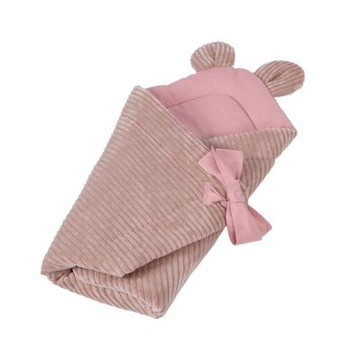 Baby Swaddle For Sleeping And Wrapping Pentru Nou-nascuti Meowbaby   Aesthetic Powder Pink ,   Confort Si Siguranta Din Primele Clipe Pjbmar32