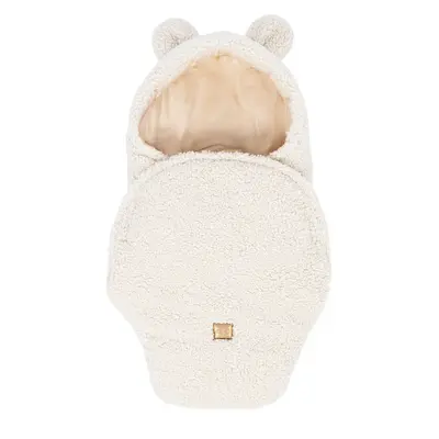 Baby Wrap With Bear Ears - Bearly Cream ,   Confort Si Siguranta Din Primele Clipe Pjbmbeot091