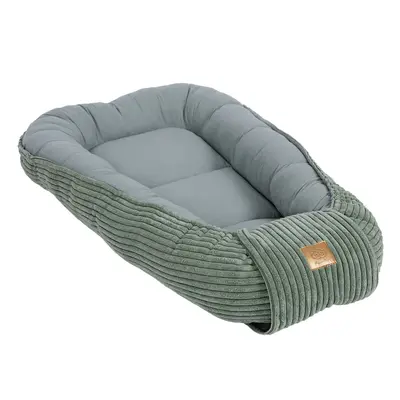 Babynest Pentru Bebelusi Meowbaby   Aesthetic Color Olive Green ,   Spatiu Sigur Pentru Somn Si Joaca Pjbkokaog01