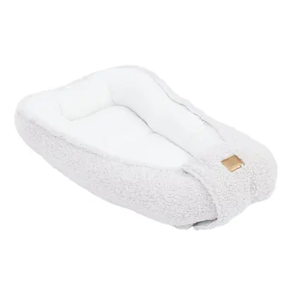 Babynest Pentru Bebelusi Meowbaby   Bearly Off White ,   Spatiu Sigur Pentru Somn Si Joaca Pjbmbek07