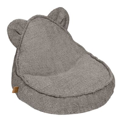 Fotoliu Tip Puf Boucle Pentru Copii Meowbaby   Teddy Sako Bag ,   Bej-maro Deschis, Material Certificat Oeko-tex Pjbboust3ie