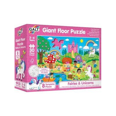 Puzzle podea: zane si unicorni (30 piese)