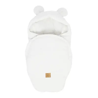 Baby Wrap With Teddy Ears - Boucle Alb ,   Confort Si Siguranta Din Primele Clipe Pjbmboot093