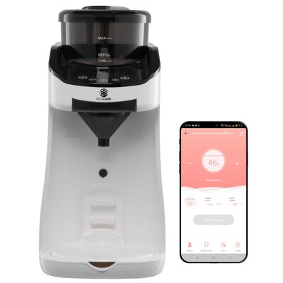Espressor inteligent KidsCare Milkie pentru lapte praf, aplicatie mobila, rezervor 1,8L, autocuratare SUPKC-APL510