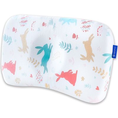 Perna Ortopedica Suporto Baby, 8-24 luni, Pentru bebelusi Impotriva Plagiocefaliei, Alba, Model Iepurasi SPTPBER000