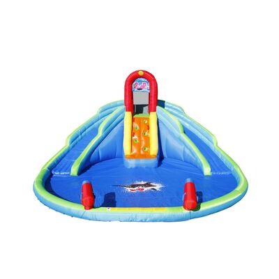 Saltea gonflabila Ocean, cu doua tobogane, tunuri cu apa si spatiu de catarat FUNK9135
