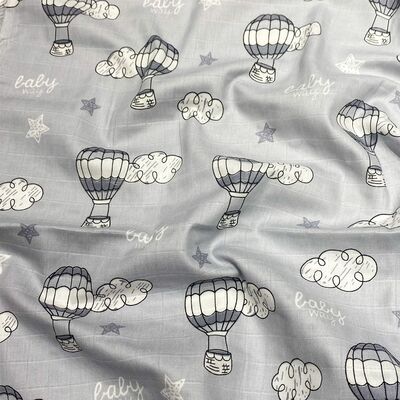 Scutec din muselina, baloane, 80x80cm, Kreis Design