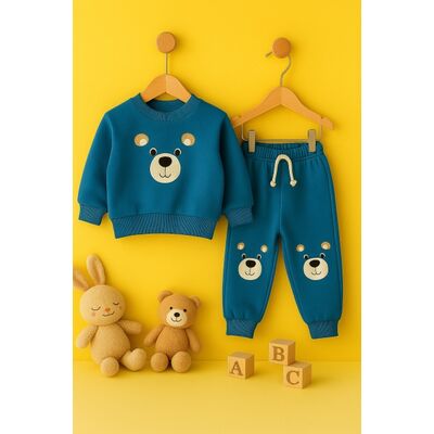 Set plusat 2 piese bebelusi - ursulet albastru trmdm57080