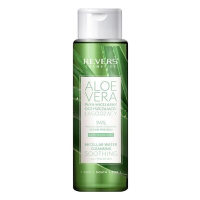 Apa micelara demachianta, cu extract de aloe vera, vegana, Revers, 400 ml
