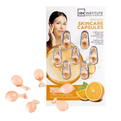 Capsule pentru &icirc;ngrijirea tenului cu extract de portocală (Vitamina C) IDC Institute &ndash; Natural Elements, 7 capsule, 68324