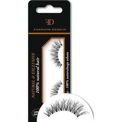 Gene false Fashion Design Natural & Exclusive, 100% păr natural, efect cat-eye, Top Choice 39508