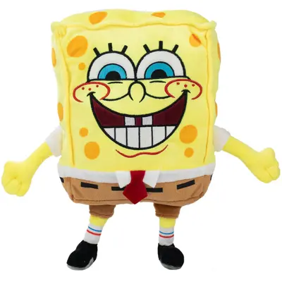 Jucarie din plus SpongeBob razand, 22 cm (asezat)
