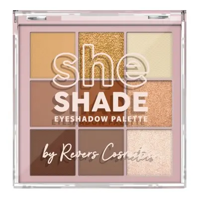 Paleta farduri de pleoape She Shade 01 Classy Bronze, Revers, 01, 9 g