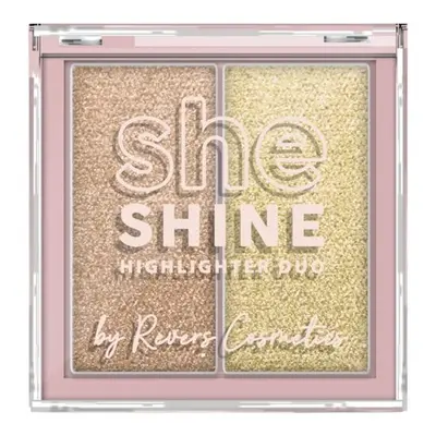 Paleta iluminator Duo She Shine 01 Desert Beam, Revers, 7,2 g
