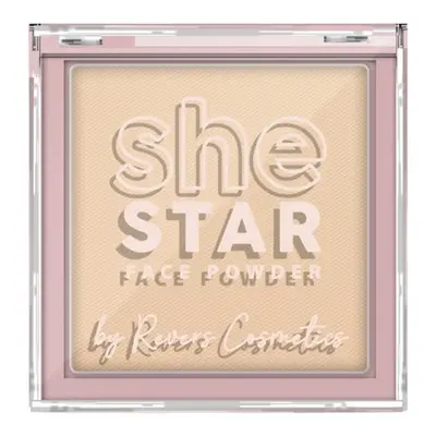 Pudră compactă She Star nr. 1 Natural, Revers, 10 g