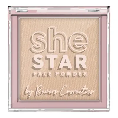 Pudră compactă She Star nr. 4 Olive, Revers, 10 g
