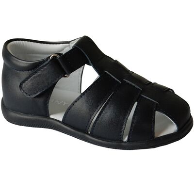 Sandale B1015 Bleumarin din piele, Panyno, 21