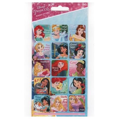 Set 15 autocolante reutilizabile Printesele Disney, 95x195 mm