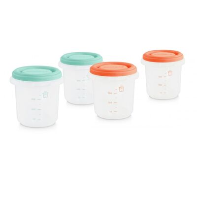 Set 4 recipiente Miniland Mediteranean 250 ml TNA89342