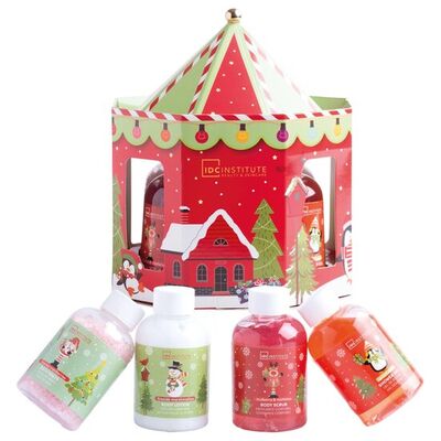 Set cadou Carousel de Crăciun, IDC Institute, 4 piese, 90372