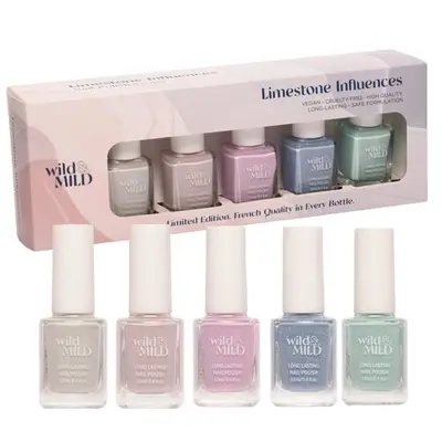 Set lac de unghii, Limited Edition- Limestone Influences, 61979, Wild&Mild, 5x12ml